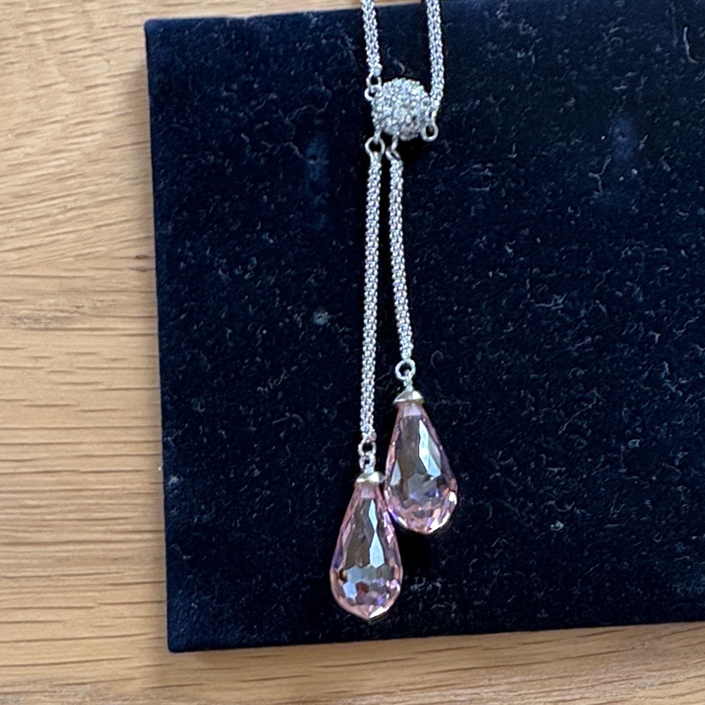 Isabella Couture Silver Necklace, new never worn